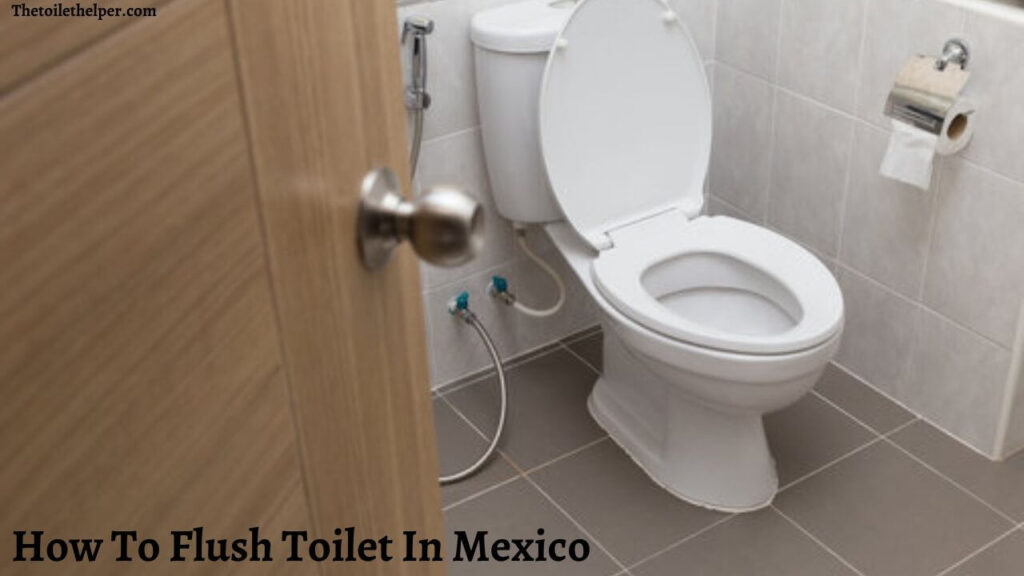 How To Flush Toilet In Mexico