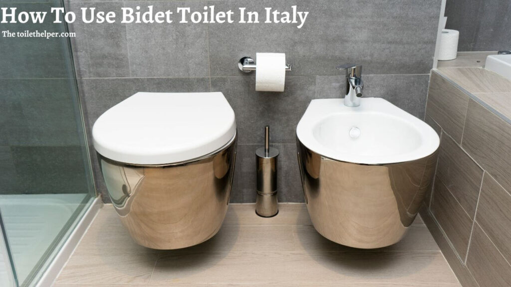 Bidet toilet in Italy