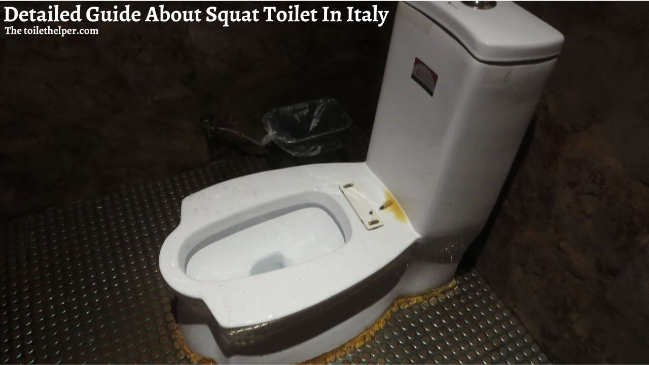 Squat toilet in Italy