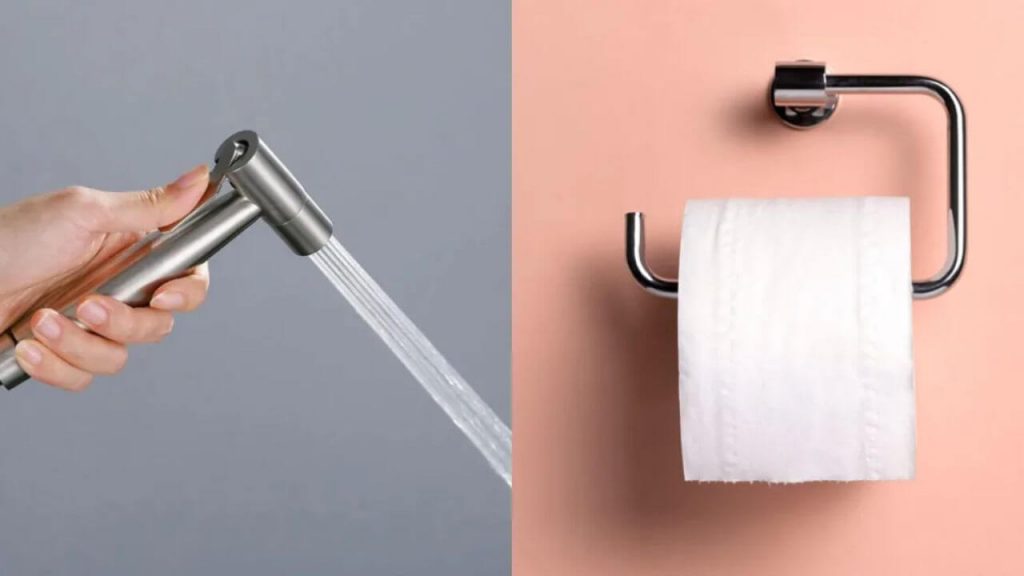 Do korean use toilet paper or water