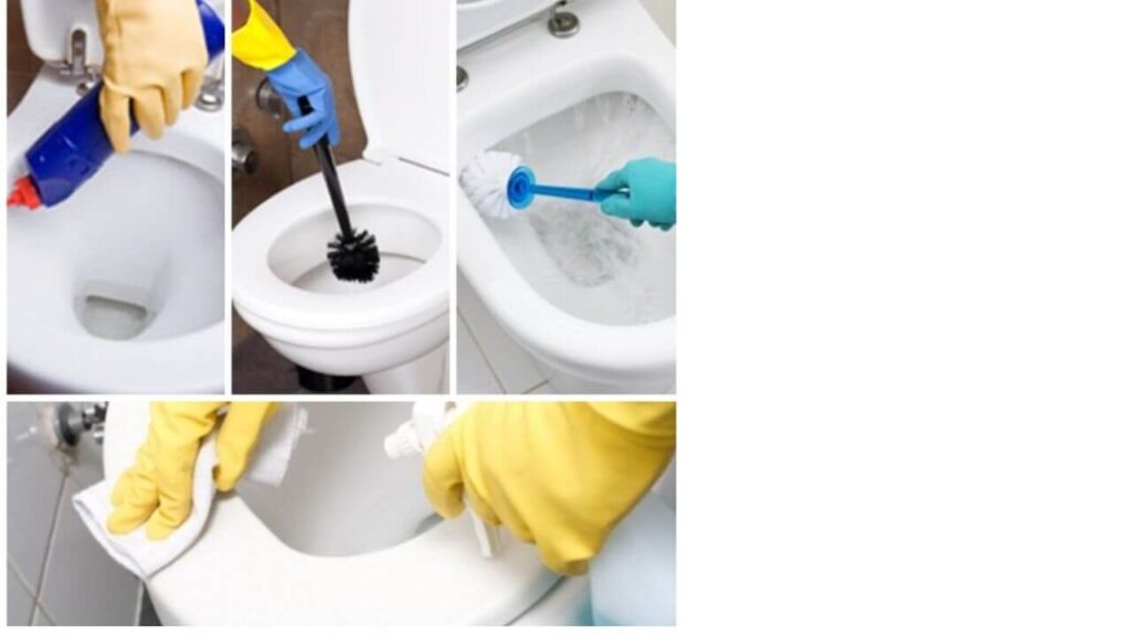 What do hotels use to clean toilets