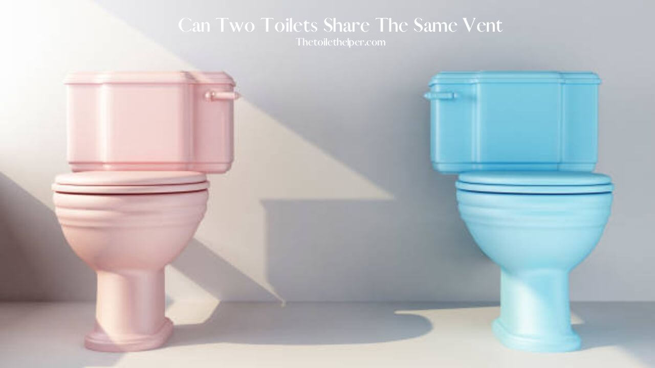 can two toilets share the same vent